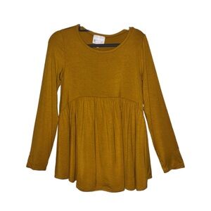 Ella Mara Women Long Sleeve Casual Peplum Top NWOT